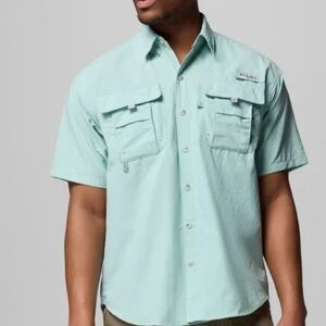 Columbia Men’s PFG Bahama™ II Short Sleeve Shirt - Misty Jade XXL